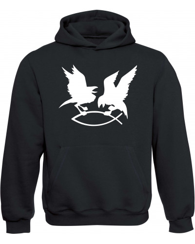 Kinder Kapuzen-Pullover (Hugin Munin)