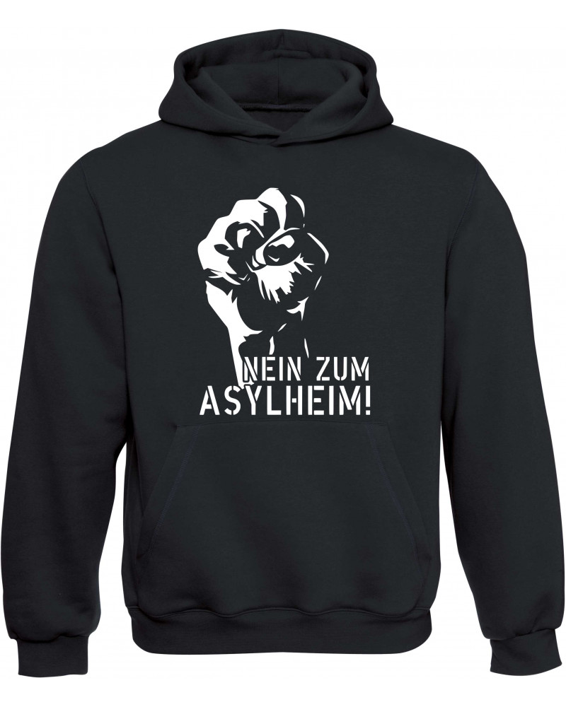Kinder Kapuzen-Pullover (Nein zum Asylheim)