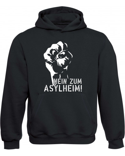 Kinder Kapuzen-Pullover (Nein zum Asylheim)