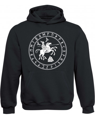 Kinder Kapuzen-Pullover (Odin und Sleipnir)