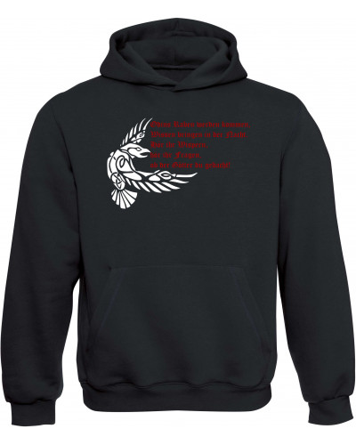 Kinder Kapuzen-Pullover (Odins Raben werden kommen)