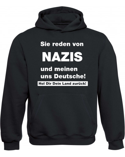 Kinder Kapuzen-Pullover (Sie reden von Nazis)