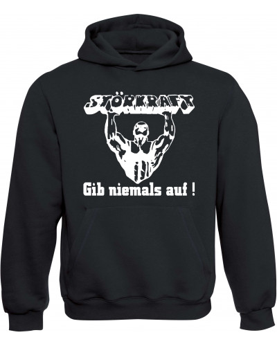 Kinder Kapuzen-Pullover (Störkraft gib niemals auf)