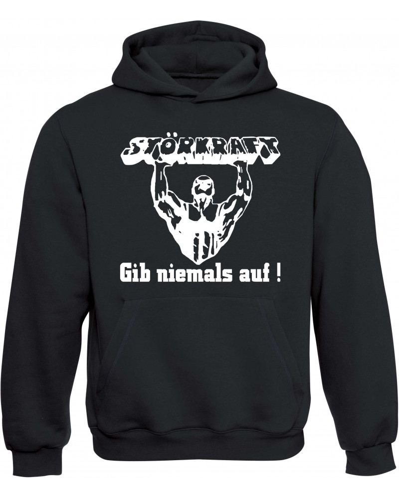 Kinder Kapuzen-Pullover (Störkraft gib niemals auf)