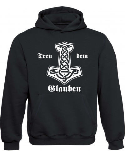 Kinder Kapuzen-Pullover (Treu dem Glauben)