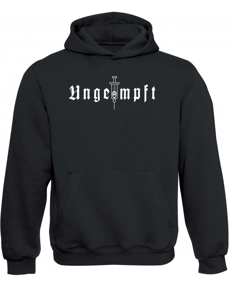 Kinder Kapuzen-Pullover (Ungeimpft, Einfarbig)