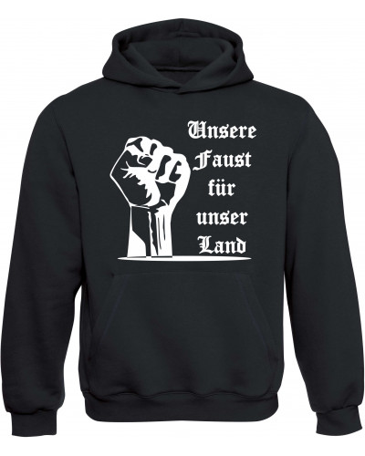 Kinder Kapuzen-Pullover (Unsere Faust für unser Land)