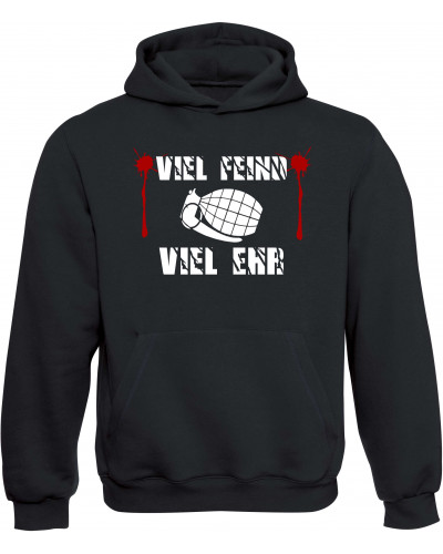 Kinder Kapuzen-Pullover (Viel feind viel Ehr)
