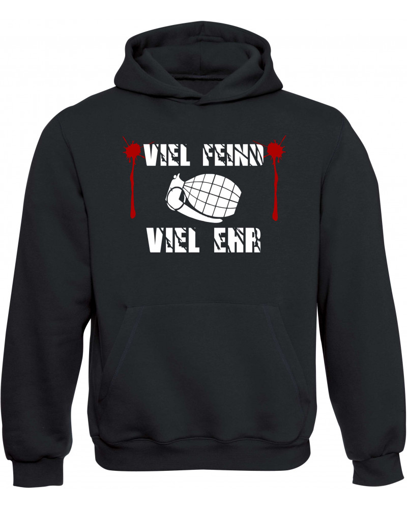 Kinder Kapuzen-Pullover (Viel feind viel Ehr)