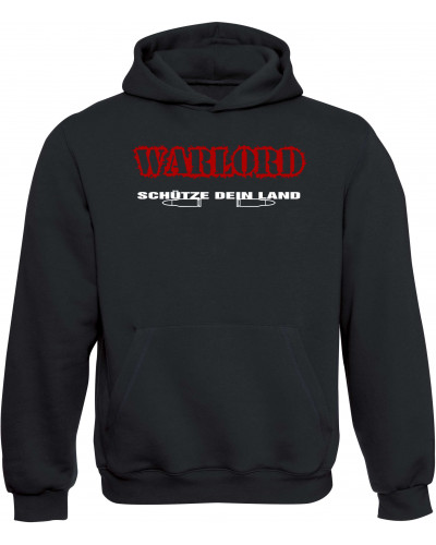 Kinder Kapuzen-Pullover (Warlord, schütze dein Land)