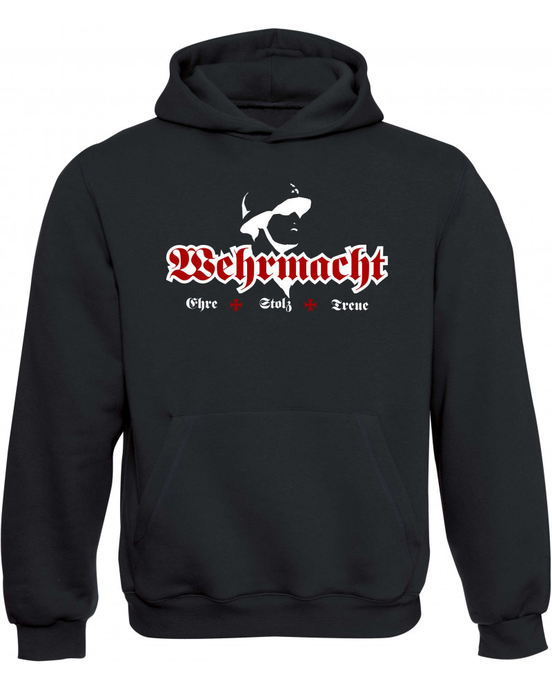 Kinder Kapuzen-Pullover (Wehrmacht, ehre stolz treue)