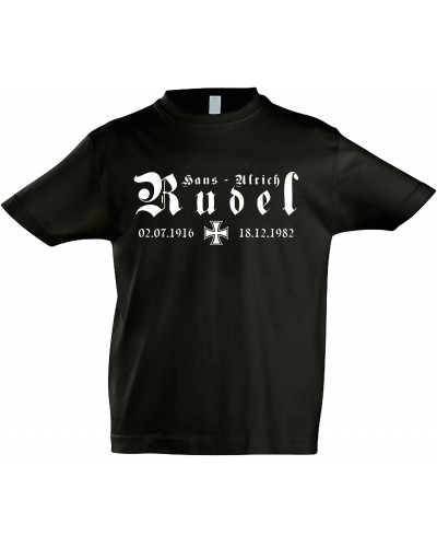 Kinder T-Shirt (Hans - Ulrich Rudel, Kreuz)