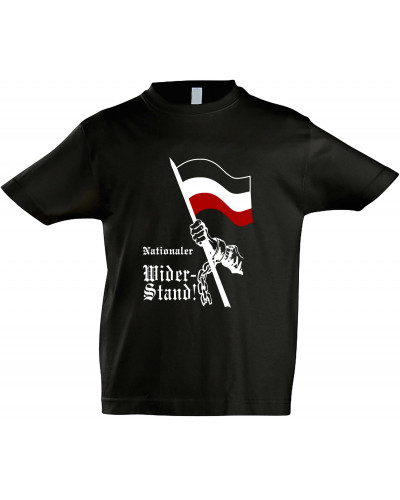 Kinder T-Shirt (Nationaler Widerstand, Fahne)