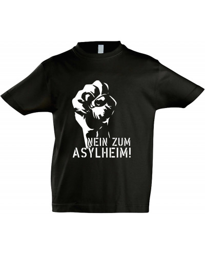 Kinder T-Shirt (Nein zum Asylheim)