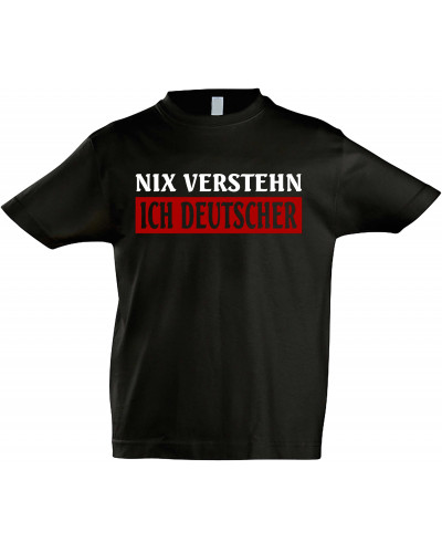 Kinder T-Shirt (Nix verstehen, ich deutscher)