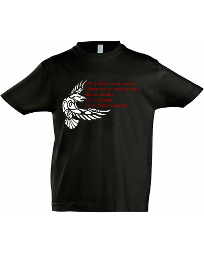 Kinder T-Shirt (Odins Raben werden kommen)