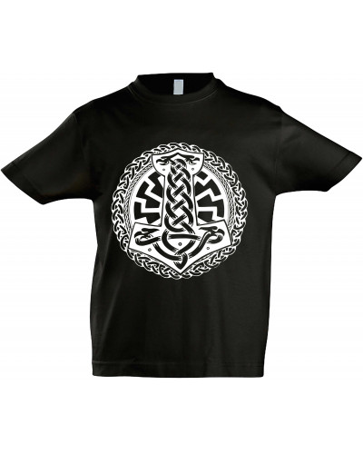 Kinder T-Shirt (Schwarze Sonne, Thorhammer)