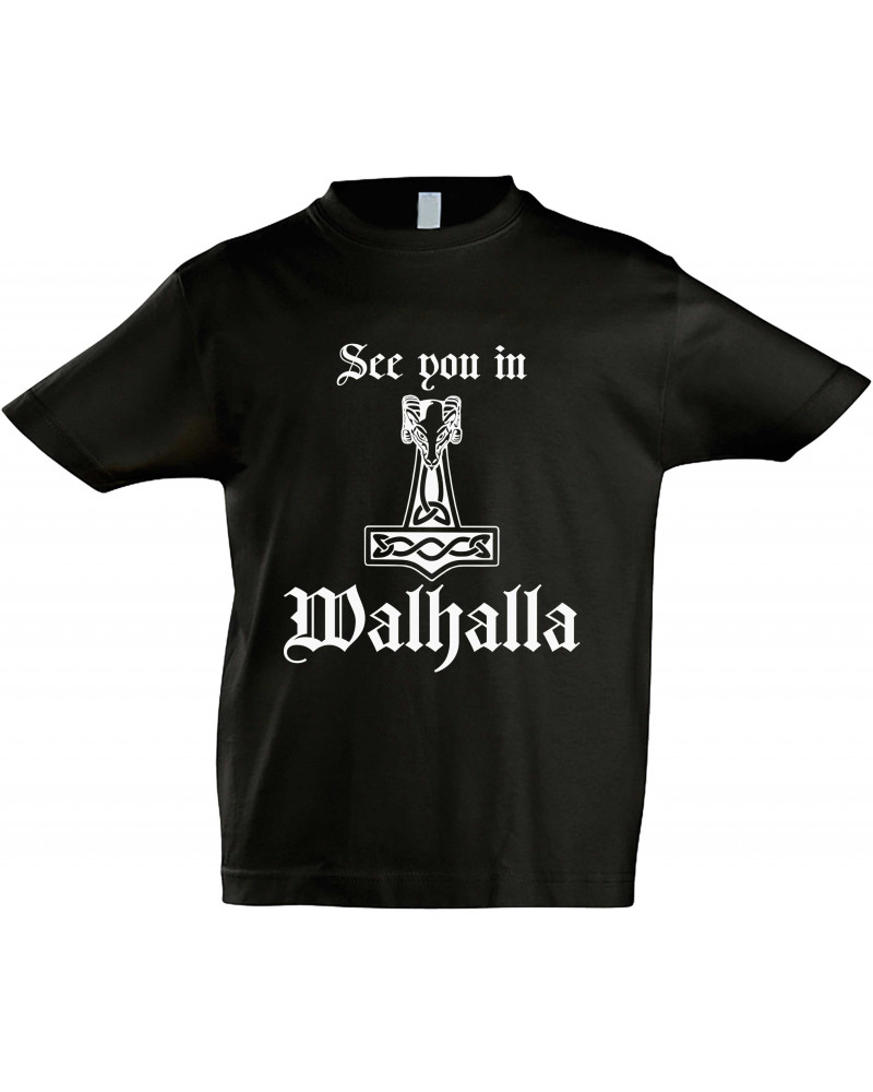 Kinder T-Shirt (See you in Walhalla Thorhammer)