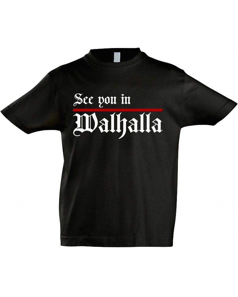 Kinder T-Shirt (See you in Walhalla, Strich)