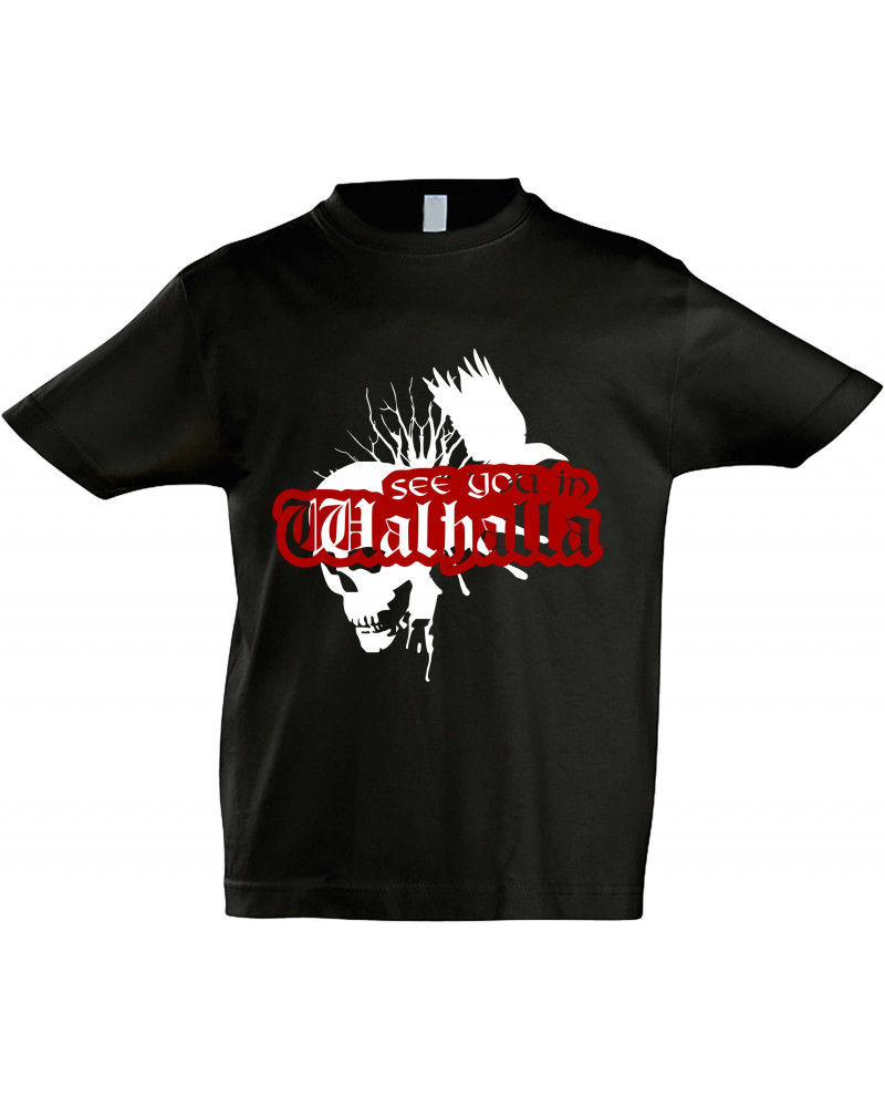 Kinder T-Shirt (See you in Walhalla, Totenkopf)
