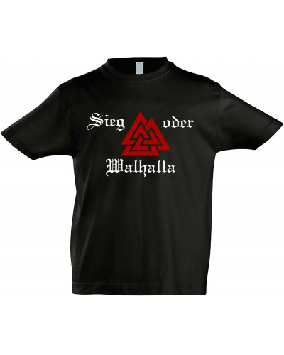 Kinder T-Shirt (Sieg oder Walhalla)