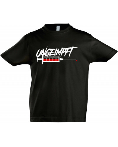 Kinder T-Shirt (Ungeimpft, Spritze)