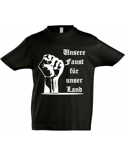Kinder T-Shirt (Unsere Faust für unser Land)