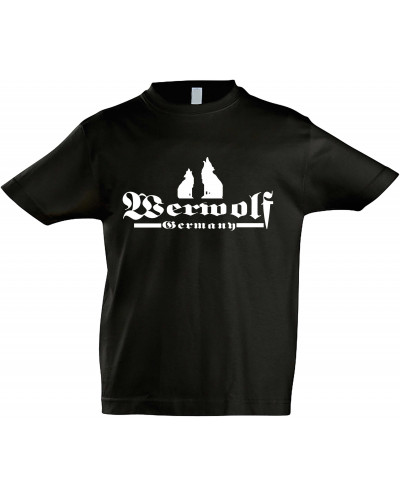 Kinder T-Shirt (Werwolf Germany mit Wolf)