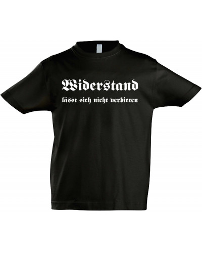 Kinder T-Shirt (Widerstand lässt sich nicht verbieten)