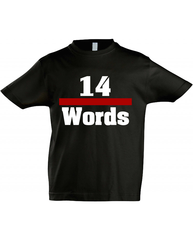 Kinder T-Shirt (14 Words)