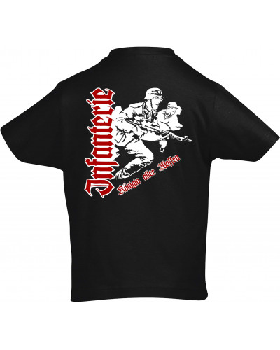 Kinder T-Shirt (Infanterie, Königin aller Waffen)