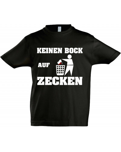 Kinder T-Shirt (Keinen Bock auf Zecken)