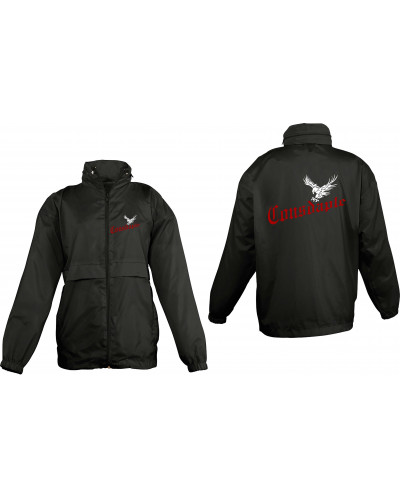 Bestickter Kinder Windbreaker (Consdaple, Adler im Flug)