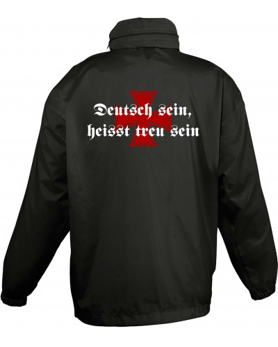 Bestickter Kinder Windbreaker (Deutsch sein, heißt treu sein)