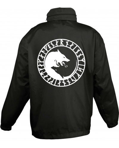Bestickter Kinder Windbreaker (Fenrir)