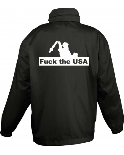 Bestickter Kinder Windbreaker (Fuck the USA)