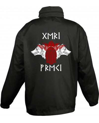 Bestickter Kinder Windbreaker (Geri und Freki)