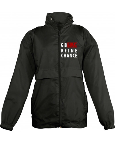 Bestickter Kinder Windbreaker (Gib Islam keine Chance)