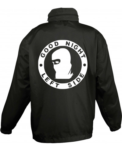 Bestickter Kinder Windbreaker (Good night left side)
