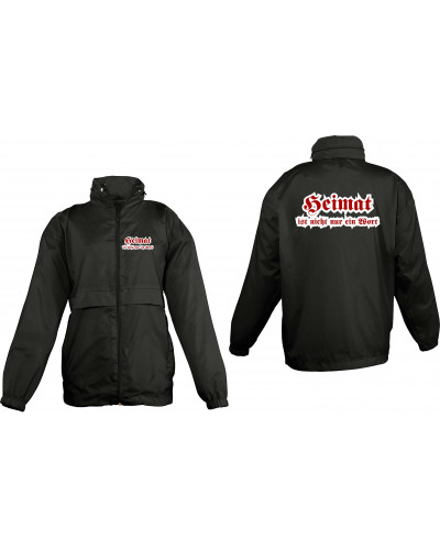 Bestickter Kinder Windbreaker (Heimat ist nicht nur ein Wort)