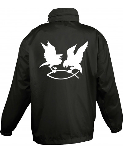 Bestickter Kinder Windbreaker (Hugin Munin)
