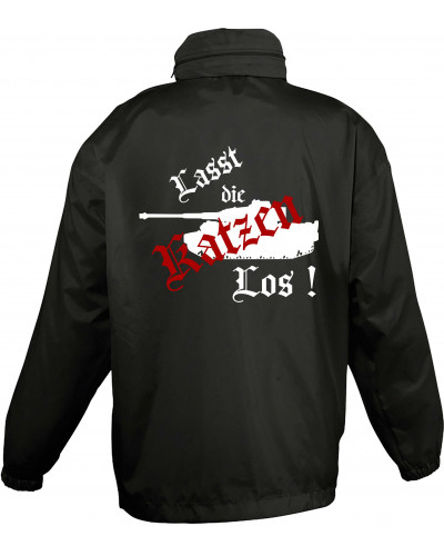 Bestickter Kinder Windbreaker (Lasst die Katzen los)