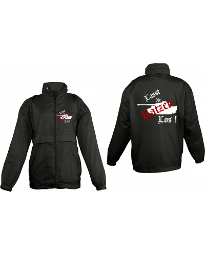 Bestickter Kinder Windbreaker (Lasst die Katzen los)