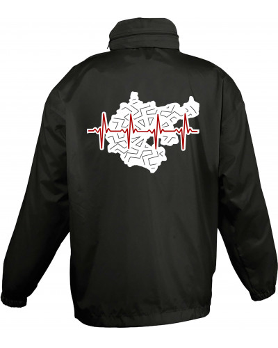 Bestickter Kinder Windbreaker (Mein Herz schlägt für Deutschland)