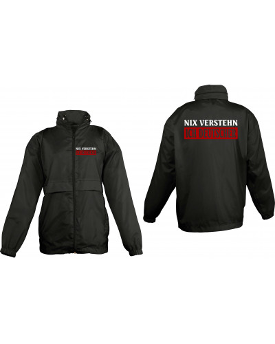 Bestickter Kinder Windbreaker (Nix verstehen, ich deutscher)