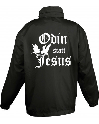 Bestickter Kinder Windbreaker (Odin statt Jesus)