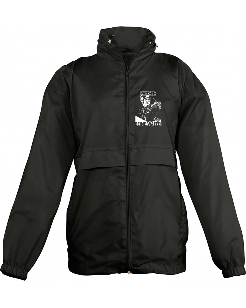 Bestickter Kinder Windbreaker (Panzer, deine Waffe!)