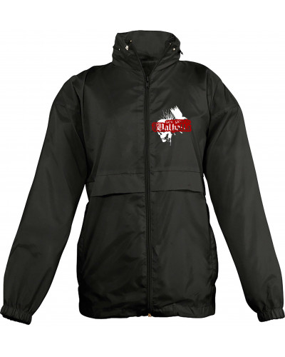 Bestickter Kinder Windbreaker (See you in Walhalla, Totenkopf)