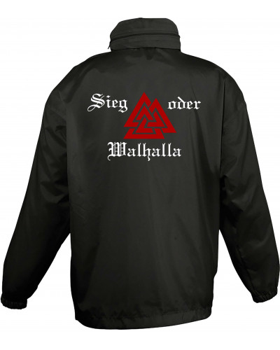 Bestickter Kinder Windbreaker (Sieg oder Walhalla)