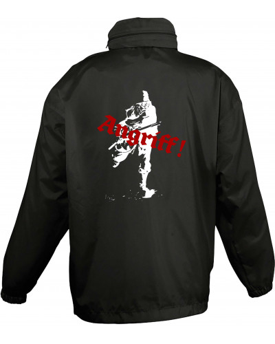 Bestickter Kinder Windbreaker (Soldat, Angriff)